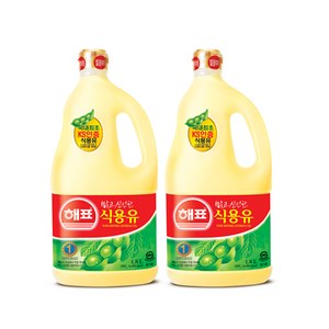 해표 식용유, 2개, 1.8L