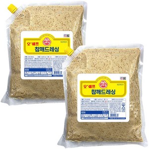 오뚜기 오쉐프 참깨드레싱 1kg, 2개