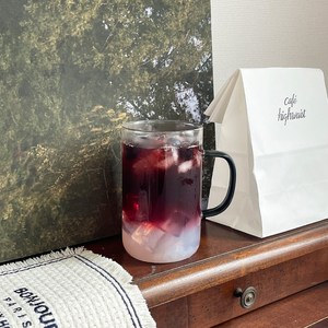 (2p set) 구엘머그 다크그레이 530ml 홈카페 내열유리 대용량 데일리컵, 2개