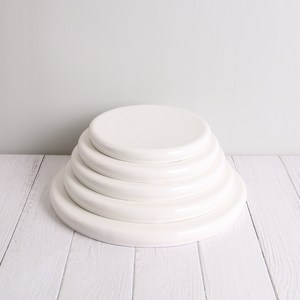 [CRAART] 원형굽접시(5size) / 플레이팅접시 브런치 케익접시 다과접시 홈파티, 원형굽접시 1호(A2584-0775), 1개