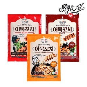 범표어묵 어묵꼬치 오리지널+불닭맛+마라맛 3종, 1개