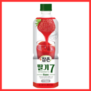 참존식품 딸기7베이스 835ml, 6개