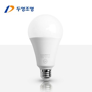 두영 LED 전구 램프 벌브 20w, 1개, 주광색