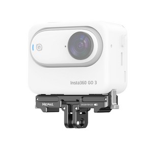 인스타360 GO3 호환 퀵 릴리즈 마운트 insta360 전용 이중잠금 원클릭 잠금 해제 고강도 알루미늄 합금 CNC 미세 디자인, 1개, AC-GA3