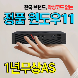 디클 미니PC 윈도우11포함 데스크탑 본체 가정용 사무용 주식용 일체형 올인원, T1-CN5095 RAM 4GB SSD 128GB, 4GB