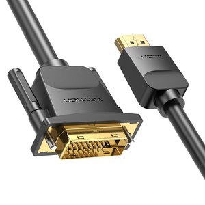 벤션 양방향 HDMI to DVI 케이블 ABF, 1m, 1개