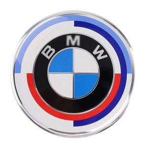 BMW 50주년 엠블럼 로고 M마크 튜닝 핸들캡 45mm, 혼캡(45mm 부착형)