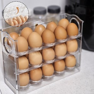 JIONS 계란한판30구 계란보관함 에그트레이 계란케이스, 투명색