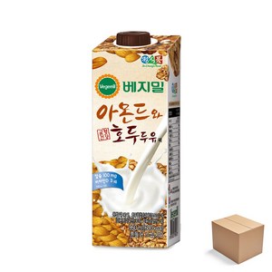 베지밀 아몬드와 호두 두유, 950ml, 12개