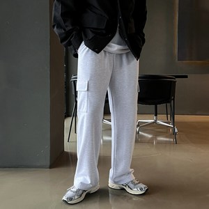 데일트 남자 세미 와이드 카고 트레이닝 팬츠
