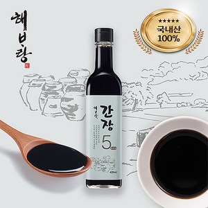 해바랑 수진원 전통 재래식 5년숙성간장 420ml, 1개