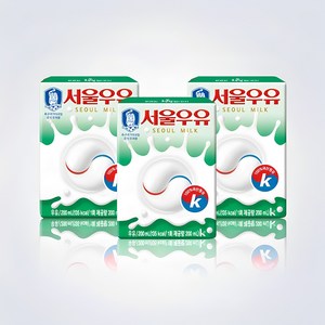 서울우유 멸균 흰우유, 200ml, 24개