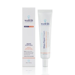 well lit 웰릿 쓰리데이즈 리페어 크림, 1개, 40ml