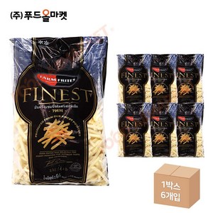 푸드올마켓_ 팜프리츠 화이니스트 슈스트링 7mm 2kg /냉동 한박스 (2kg x 6ea)-아이스박스무료, 6개