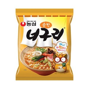 너구리 순한맛 120g, 5개