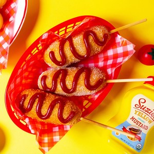 [광석이네] 트위스트 핫도그 군고구마 100gx4개x2팩, 2세트, 400g