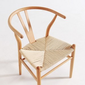 [방문설치]보니애가구 데이지 비치우드 원목 디자인 의자 인테리어 Y 체어 1인용, 네츄럴, 1개