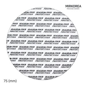 PSP실링지75mm 팜스용 10장 과일잼 수제청 밀봉포장