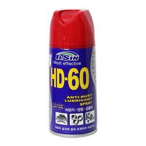 일신 방청윤활제 녹부식방지 HD-60 스프레이 360ml, 1개