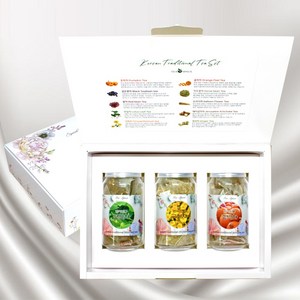 [티스페이스] 프리미엄 한국 전통차 3종 선물세트, 검은콩차, 호박차, 도라지차