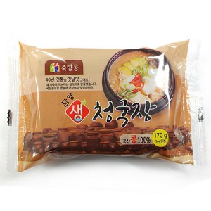 담양 죽향콩 국산콩 청국장, 170g, 6개