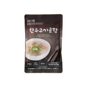 [간편한식] 한우 고기곰탕, 1개, 500g