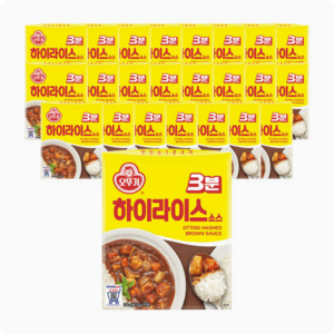 오뚜기 3분 하이라이스 소스, 200g, 24개