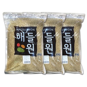 해들원 칼집 현미 4kg x 3, 3개