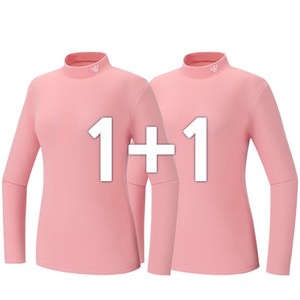 1+1 여자 기모 플리스 반폴라 터틀넥 목폴라 티셔츠 Q03 부드럽고 포근한 골프웨어 등산복 아웃도어