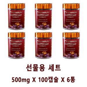 (태국 교민가) 프리미엄 검은생강 끄라차이담 / 파비플로라 프리미움 크라차이담 100정, 6개, 50g