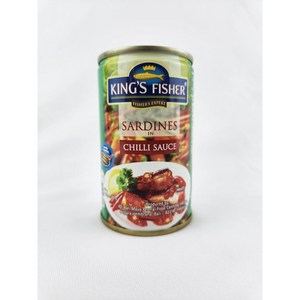 아시아푸드 킹스피셔 정어리 통조림 KING'S FISHER SARDINES IN CHILLI SAUCE, 1개, 155g