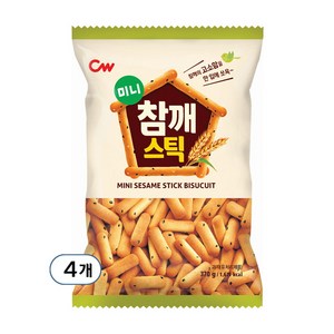 청우식품 미니 참깨스틱, 370g, 4개