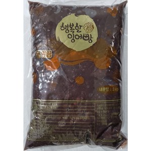 행복한 잉어빵 팥앙금 3kg 홈 베이킹 재료, 3개