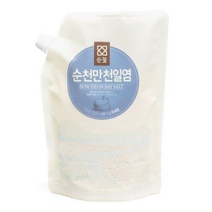 우수천일염인증 순꽃 순천만 천일염 1kg 미세염, 3개