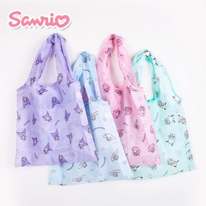 코지24 산리오 포켓 장바구니 접이식 리유저블백 다용도 다회용쇼핑백 마트 천장바구니, 1개, 포차코