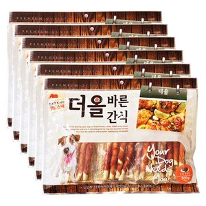 메가펫 더올바른 강아지간식 300g, 6개, 오리우유껌