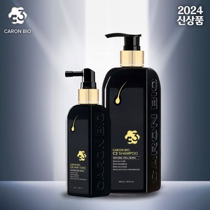 천연 탈모샴푸 카론바이오 C3 샴푸 300ml + 토닉 100ml (할인세트), 1개