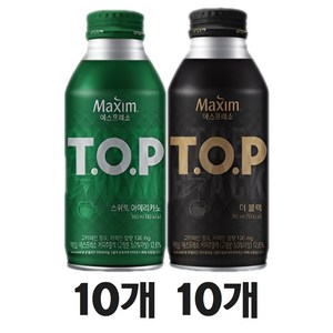 티오피 380ml 스위트아메리카노x10캔+더블랙x10캔, 10개