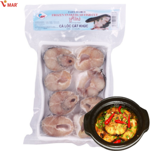 베트남 냉동 컷팅 사두가물치 Ca loc Cat khuc 450g, 1개