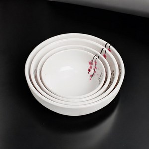 동풍 굽탕기 그릇 볼 접시 멜라민 플레이트 일식 중식 꽃접시 다용도 업소용, 1호, 1개, 없음