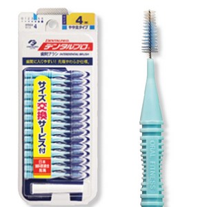 일본 덴탈프로 치간칫솔 I자형 4호 (M) 15P, 1개, 6개입, 1.2mm