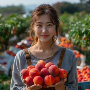 [예약판매 6/9일 발송]네오비농장 산지직송 프리미엄 신비복숭아, 1개, 1kg(로얄)