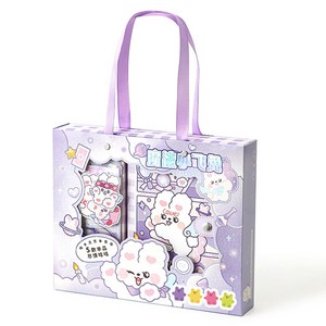 하영이네 큐티래빗 다이어리 꾸미기 세트, 큐티퍼플 세트