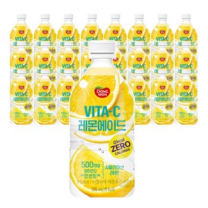 동원 비타C 레몬에이드, 500ml, 24개