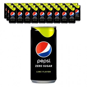 롯데 펩시콜라 제로 190ml x 30캔, 30개