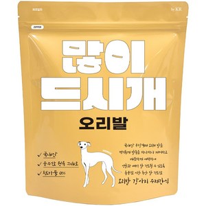 많이드시개 강아지 대용량 수제간식, 오리발, 400g, 1개