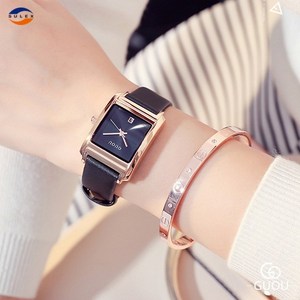 슈럭스 [당일출고- 이벤트중] GUOU 8089 여성 력서리 가죽시계 + 선물포장