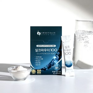 스윗레인 실크파우더100 실크아미노산 실크펩타이드, 90g, 1개