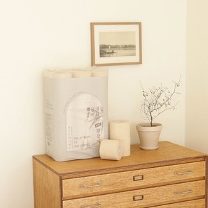 휴홈 퓨어 대나무 100 화장지 먼지없는 화장지, 대나무화장지 30롤 x 2개, 1개