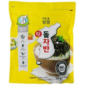 업소용 돌자반 1봉입 500g x 성경김 참 지도표, 1개, 본상품선택